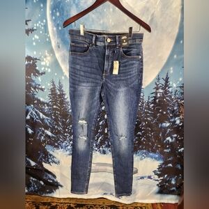 EXPRESS Denim Perfect High Rise Jeans Pants MED Size 8 NWT!